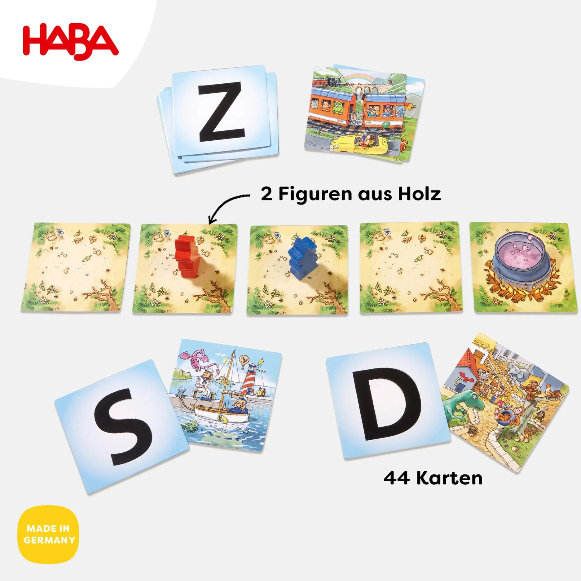 HABA ABC Zauberduell - Lernspiel ab 6 Jahren zum Buchstabenlernen und Alphabet üben, Geschenk zur Einschulung, für Schulanfänger und als Mitbringspiel - 1004912001 - Image 5