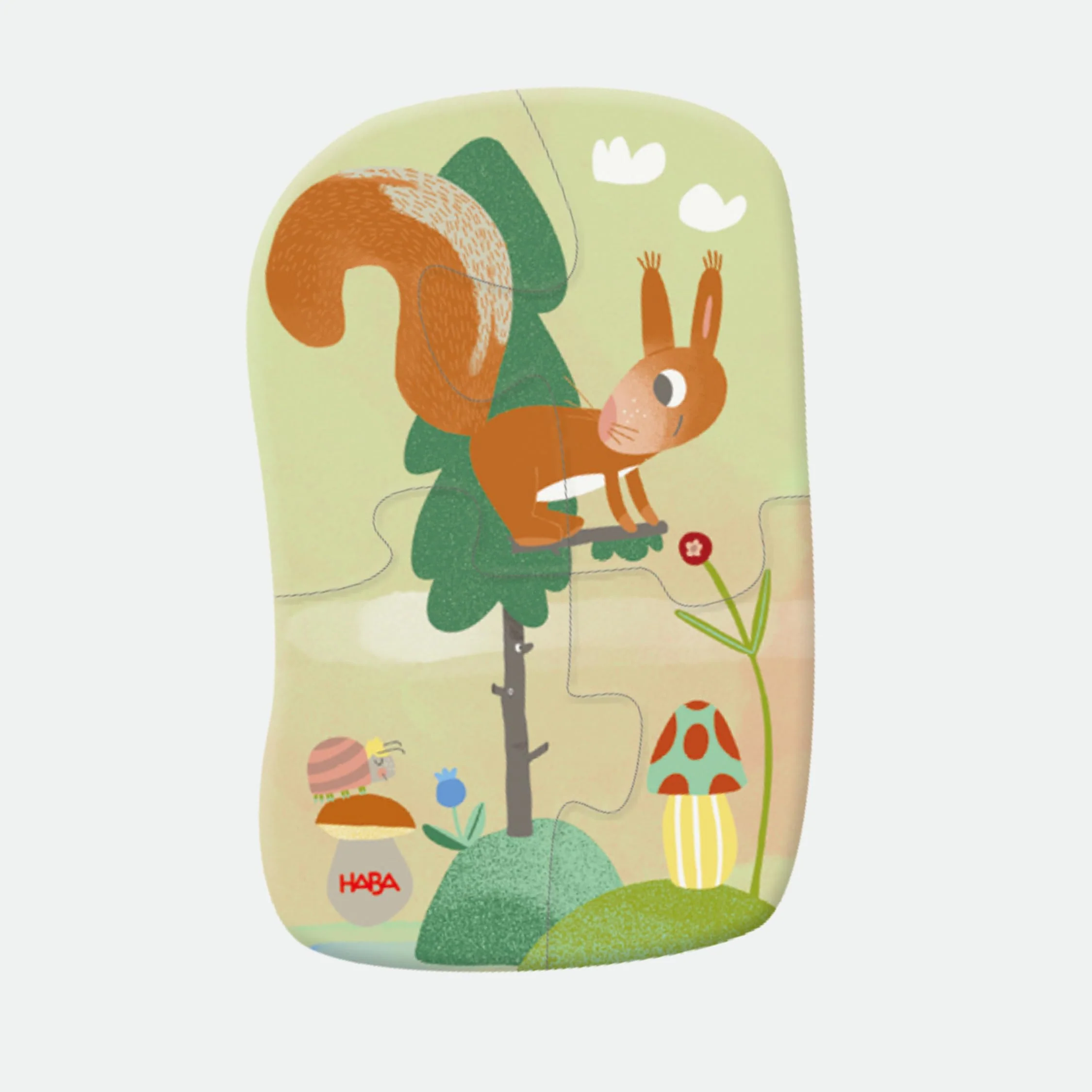 HABA Meine ersten 6 Puzzles – Waldtiere – Kinderpuzzle ab 2 Jahren – Mit Bär, Fuchs & Co. – Griffige Puzzleteile – 2012185001 - Image 7
