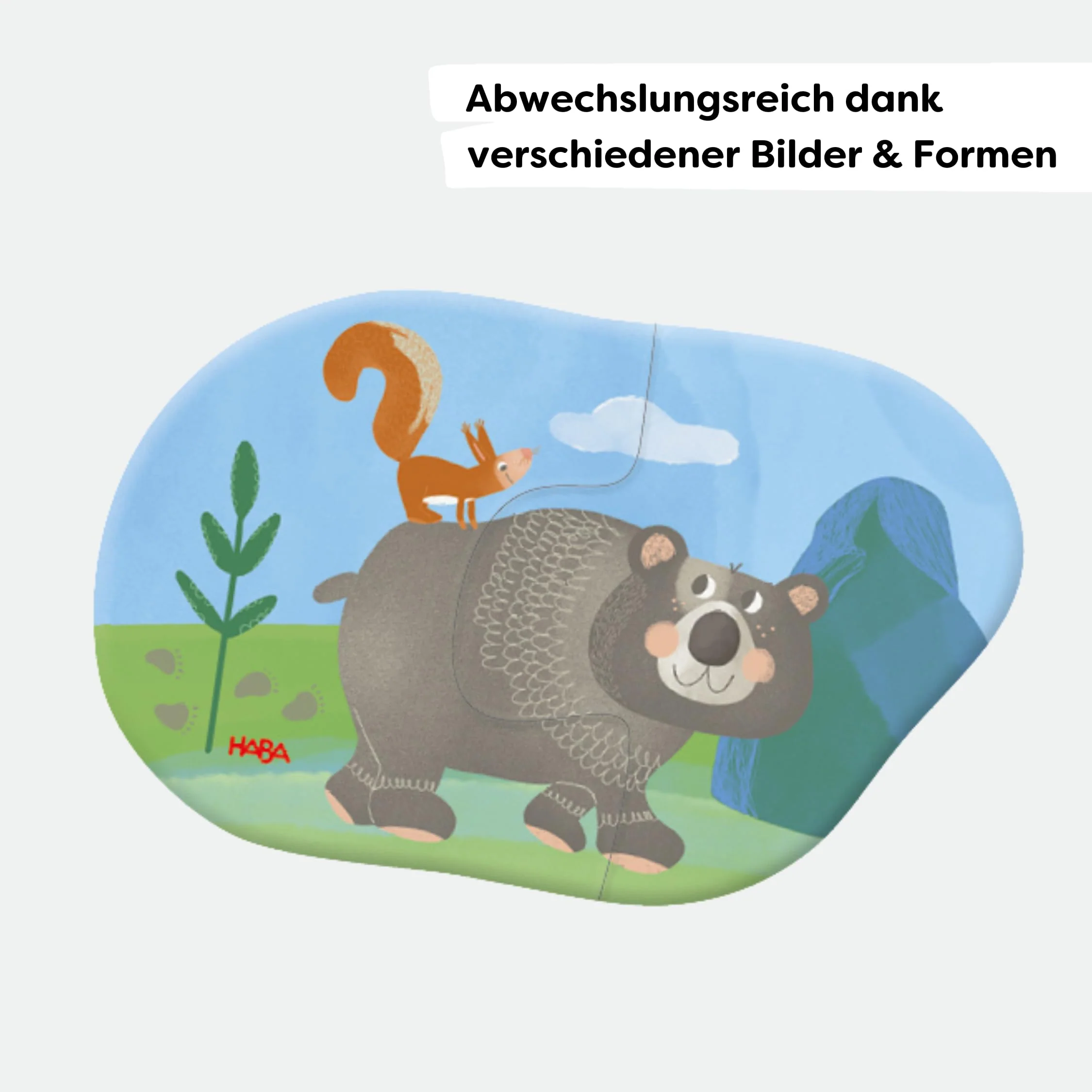 HABA Meine ersten 6 Puzzles – Waldtiere – Kinderpuzzle ab 2 Jahren – Mit Bär, Fuchs & Co. – Griffige Puzzleteile – 2012185001 - Image 9