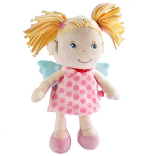 HABA Schutzengel Finja – Kuschelige Stoffpuppe (20 cm), perfektes Willkommensgeschenk für Babys & Kleinkinder – Waschbar bei 30 °C – 1304103001 - Image 2