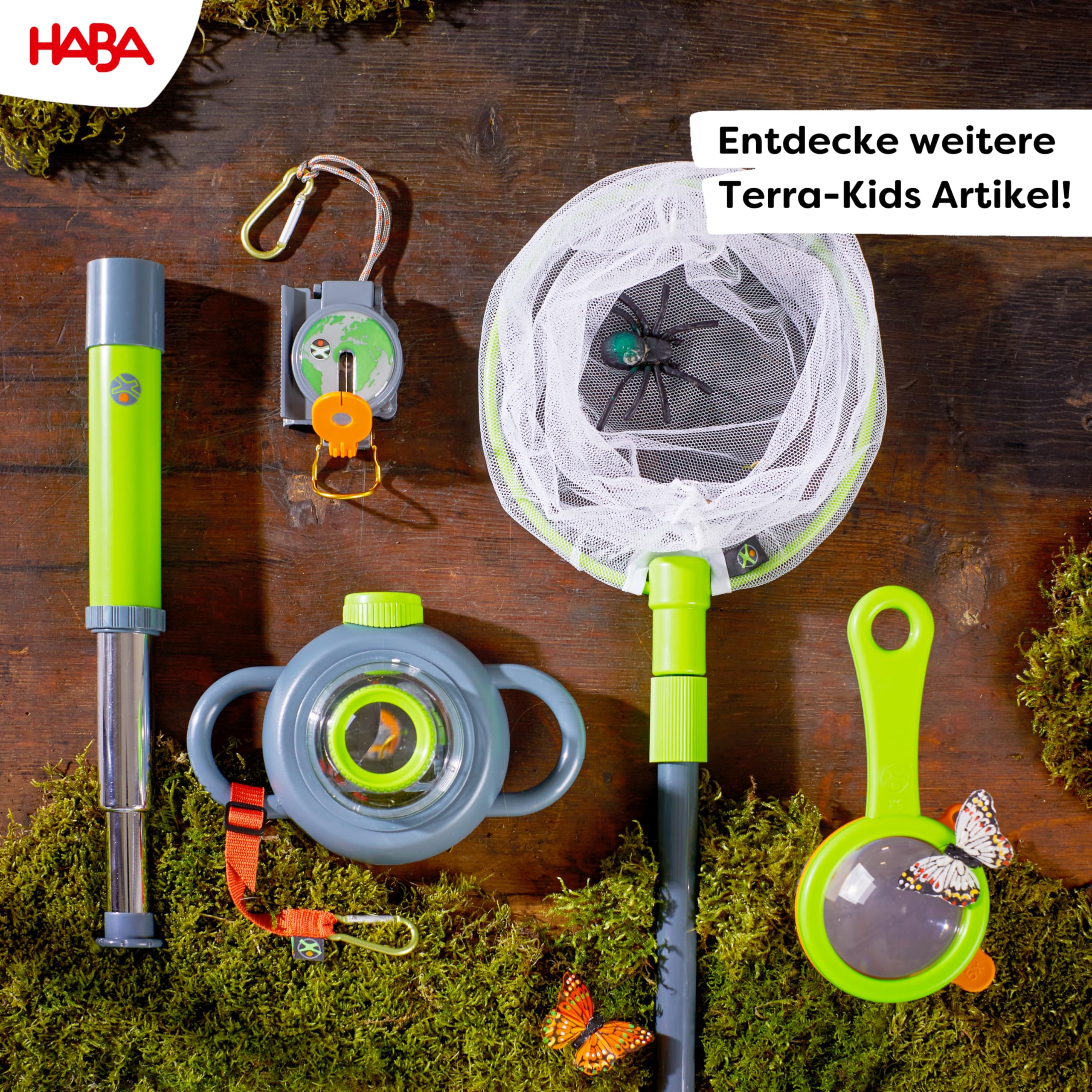 HABA Terra Kids Beobachtungslupe – Lupen-Set mit 4- & 6-facher Vergrößerung – Insektenbox für Kinder ab 6 Jahren, Outdoor Spielzeug für Kinder – 1301512001 - Image 3