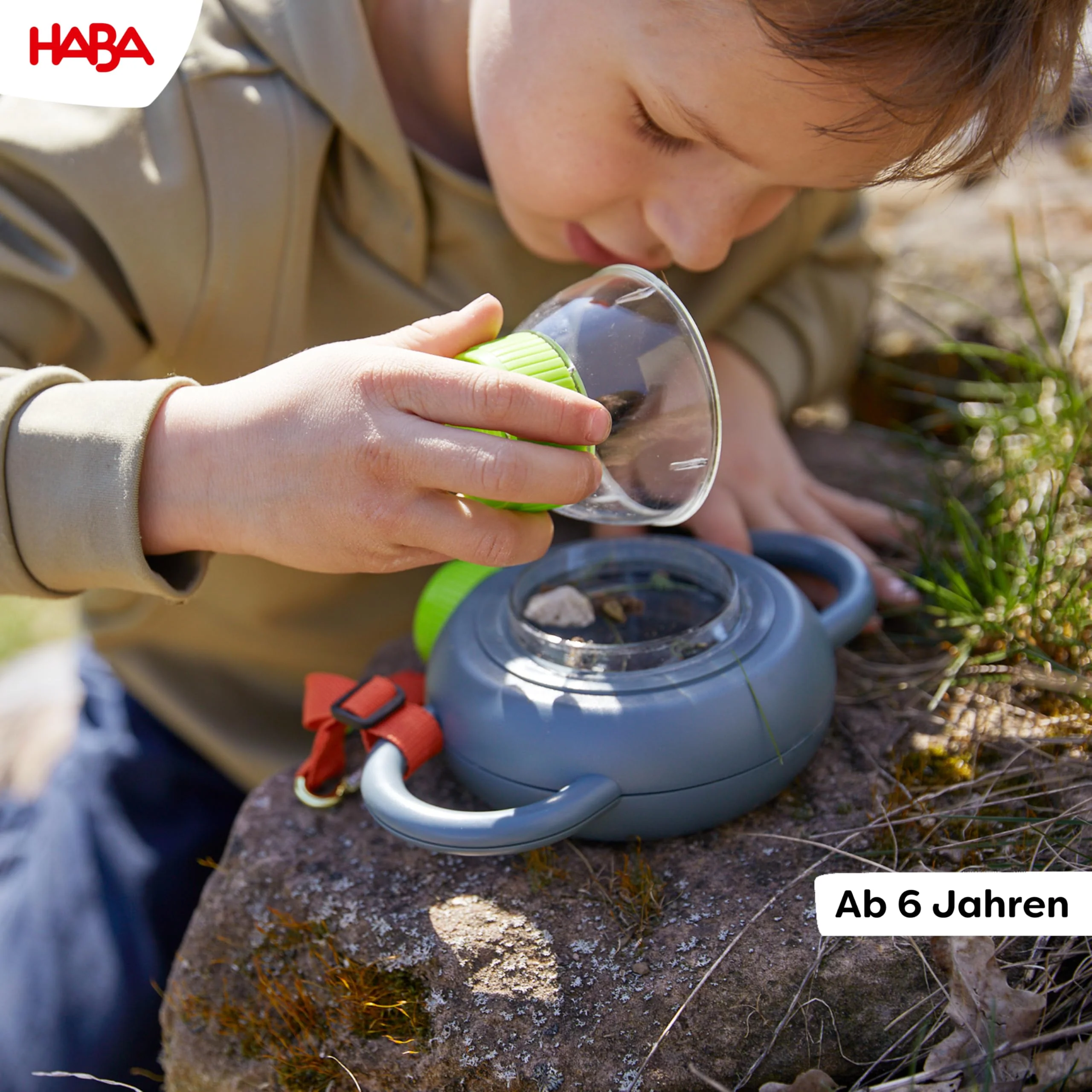 HABA Terra Kids Beobachtungslupe – Lupen-Set mit 4- & 6-facher Vergrößerung – Insektenbox für Kinder ab 6 Jahren, Outdoor Spielzeug für Kinder – 1301512001 - Image 4