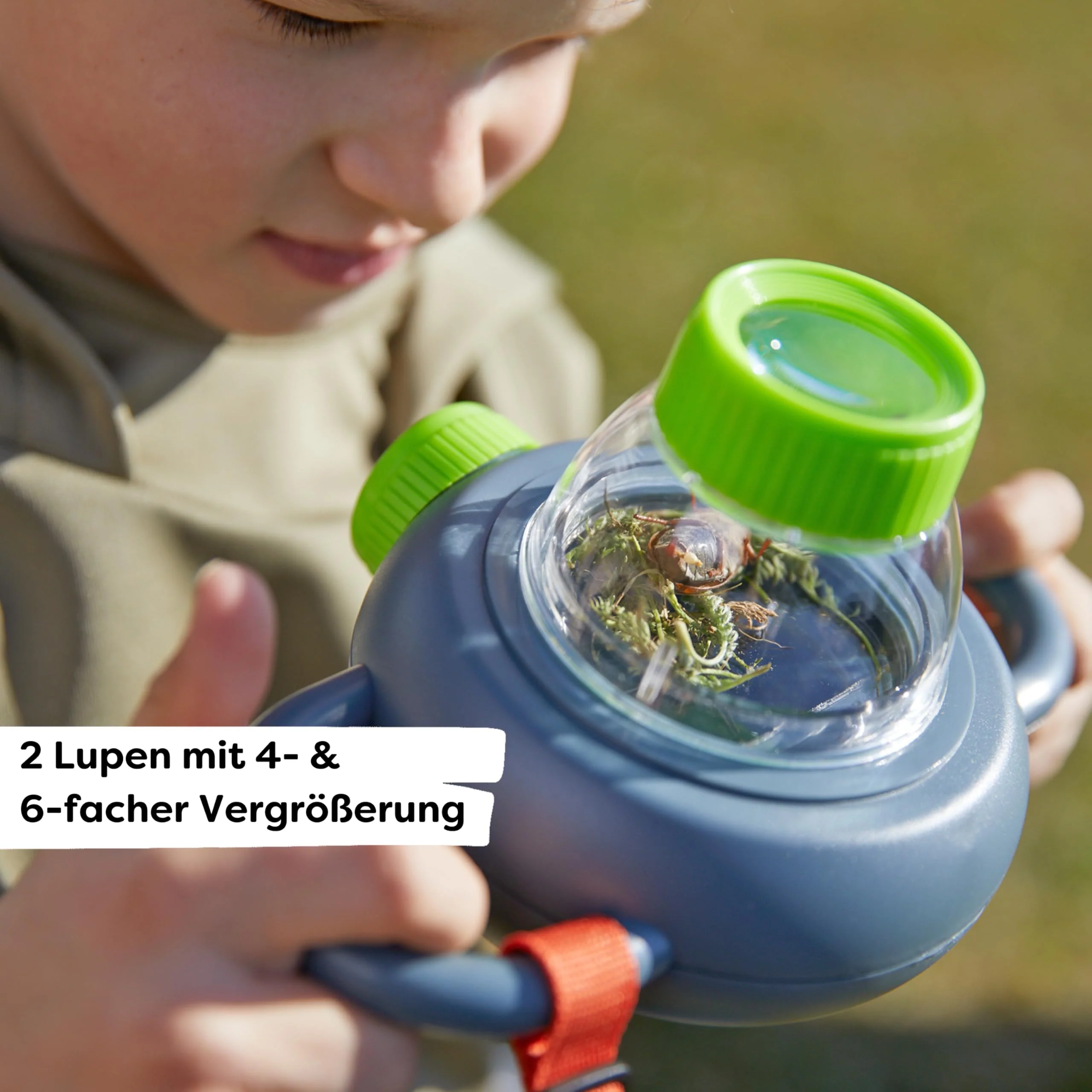 HABA Terra Kids Beobachtungslupe – Lupen-Set mit 4- & 6-facher Vergrößerung – Insektenbox für Kinder ab 6 Jahren, Outdoor Spielzeug für Kinder – 1301512001 - Image 5