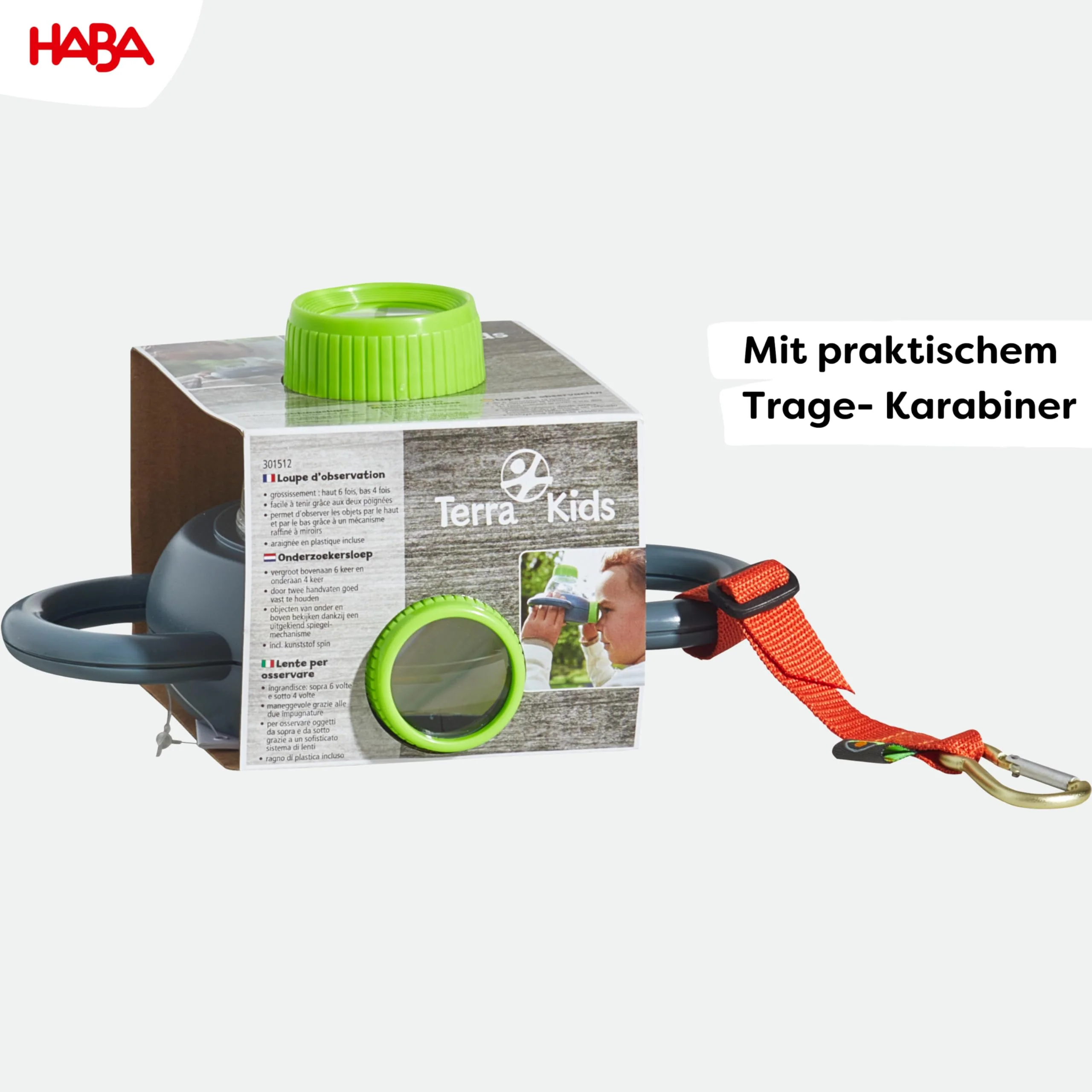 HABA Terra Kids Beobachtungslupe – Lupen-Set mit 4- & 6-facher Vergrößerung – Insektenbox für Kinder ab 6 Jahren, Outdoor Spielzeug für Kinder – 1301512001 - Image 6