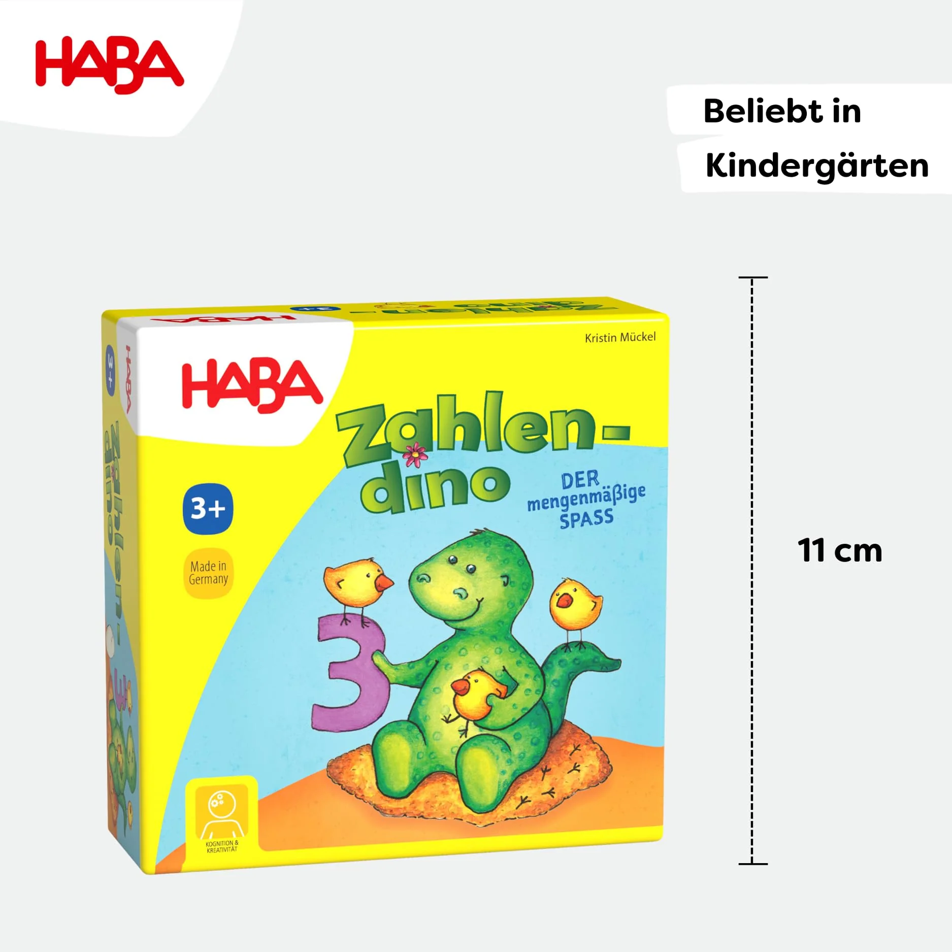 HABA Zahlendino – Zahlen- und Memospiel zum Rechnen- und Mengenlernen für Kinder von 3-8 Jahren, inklusive Variante für 1 Spieler – 1004928001 - Image 2
