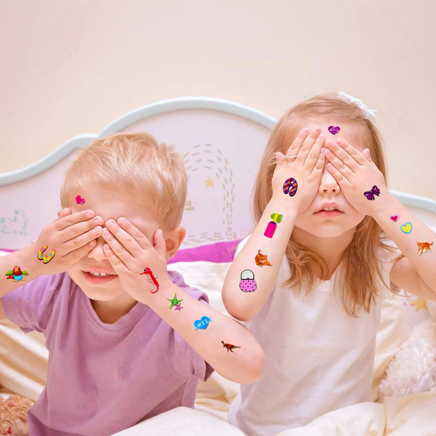 Habett 3D Aufkleber für Kinder & Kleinkinder, 920+ Geschwollen Stickers, Niedliche Verschiedene Set Buchstab en, Tier, Obst, Zahlen, Schmetterlinge, Einhorn, Dinosaurier und vieles mehr (36 Bogen) - Image 7