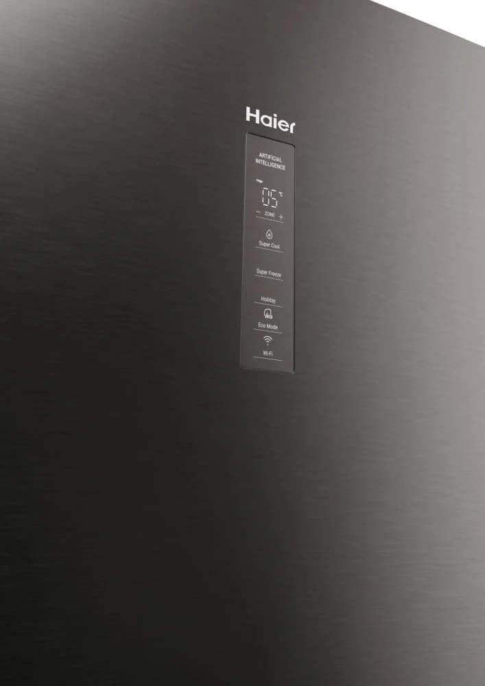 Haier 3D 60 SERIE 5 HTW5620CNMP Kühl-Gefrierkombination/Total No Frost/Smart hON-App/HumidityZone/XXL Nutzinhalt/Leise nur 35 db(A) / Dark Inox - Image 13