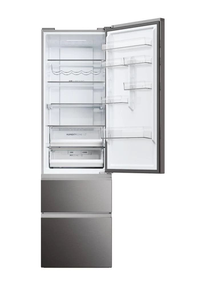 Haier 3D 60 SERIE 5 HTW5620CNMP Kühl-Gefrierkombination/Total No Frost/Smart hON-App/HumidityZone/XXL Nutzinhalt/Leise nur 35 db(A) / Dark Inox - Image 15