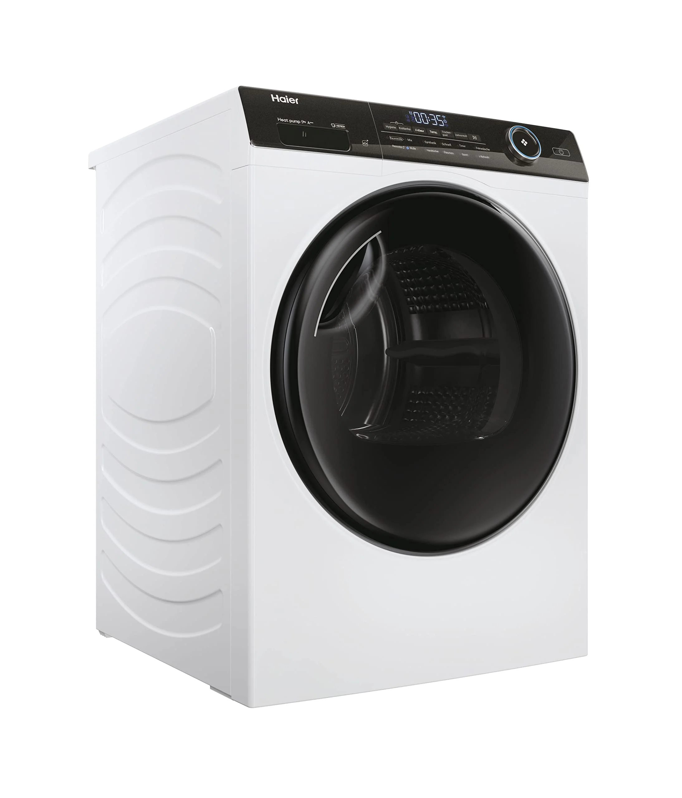 Haier I-PRO SERIE 5 HD90-A3TEAM5 Wärmepumpentrockner / 9 kg/A+++ / Smart Home: Wi-Fi & hOn App/Inverter-Motor / 3 Trockenstufen wählbar/Edelstahltrommel/I-Refresh Dampfprogramm - Image 10