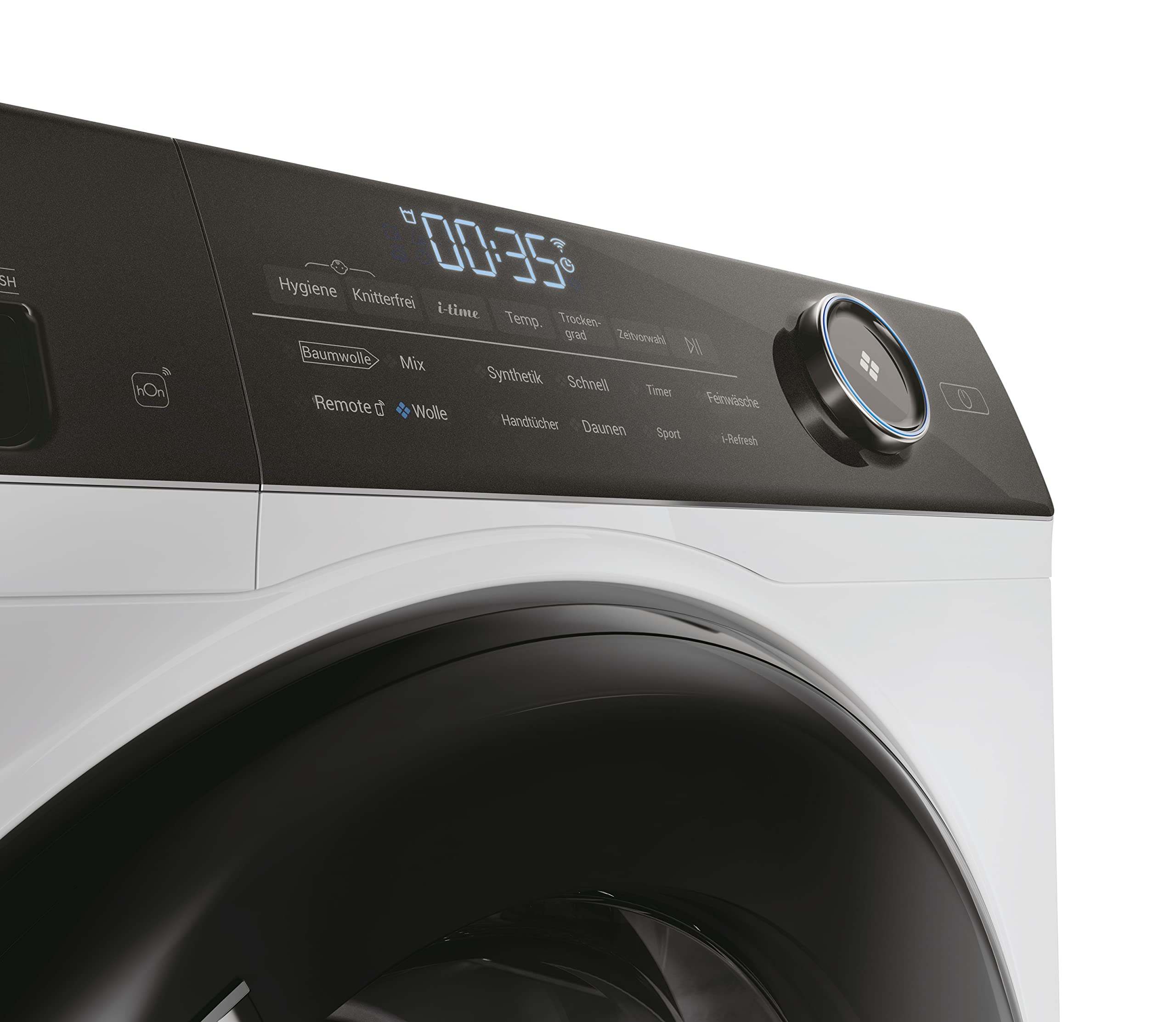 Haier I-PRO SERIE 5 HD90-A3TEAM5 Wärmepumpentrockner / 9 kg/A+++ / Smart Home: Wi-Fi & hOn App/Inverter-Motor / 3 Trockenstufen wählbar/Edelstahltrommel/I-Refresh Dampfprogramm - Image 5