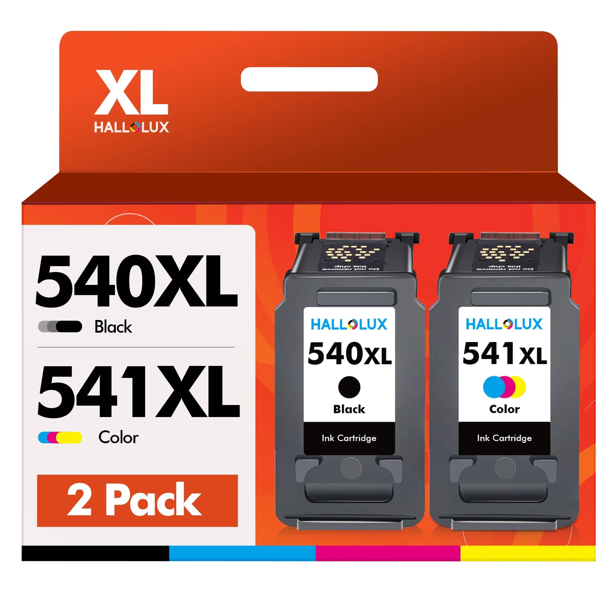 HALLOLUX 540XL 541XL PG540 CL541 Patronen Kompatibel für Canon Druckerpatronen 540 541 Multipack für Canon TS5150 Druckerpatronen Pixma TS5151 TS5100 MG3650S MG3650 MG3550 MX525 MG3150 MG3250 - Image 6