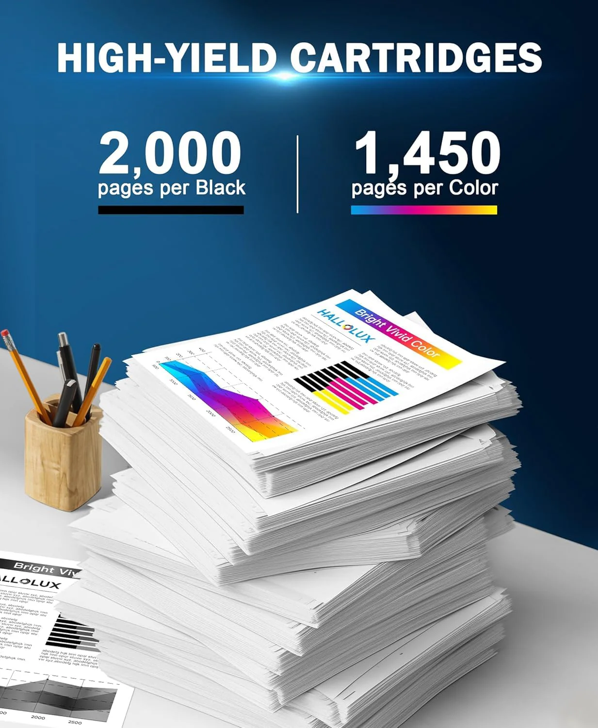 HALLOLUX 953 XL 953XL Multipack Kompatibel für HP 953 Druckerpatronen für HP OfficeJet Pro 7740 7720 7730 8710 8720 8730 8715 8210 8218 8725 8728 8740 Patronen (4er-Pack) - Image 5