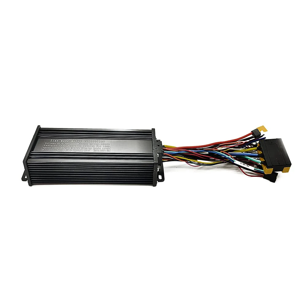 HalloMotor eBike Elektrofahrrad 48V/52V/60V/72V Universal 45A Intelligenter Controller für 1500W-2800W Motor Sinuswelle 3-Modus mit Farbe LCD-Display (Ohne Farbedisplay)
