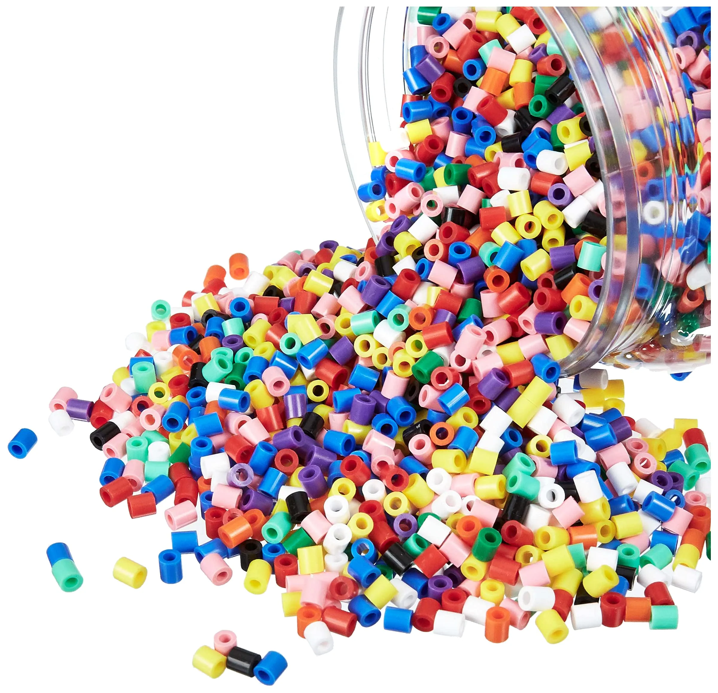 Hama Perlen 211-00 Bügelperlen XXL Dose mit ca. 13.000 bunten Midi Bastelperlen mit Durchmesser 5 mm im 10 Farben Mix, kreativer Bastelspaß für Groß und Klein - Image 3