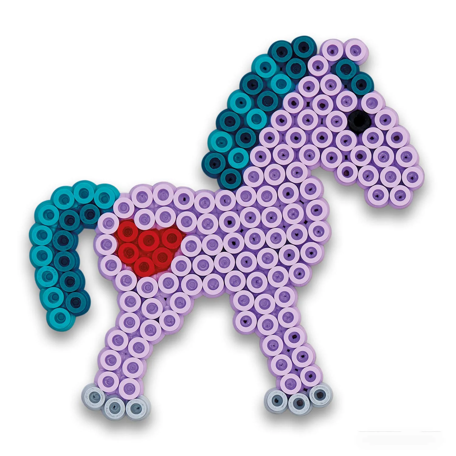 Hama Perlen 4415 Set für Spielgruppen mit ca. 3.000 bunten Midi Bügelperlen mit Durchmesser 5 mm, Motivvorlagen und 4 Stiftplatten, inkl. Bügelpapier, kreativer Bastelspaß für Groß und Klein - Image 5