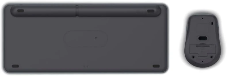 Hama Tastatur Maus Set kabellos (Multi Device Tastatur und Maus mit Bluetooth/Funk für PC, Smartphone, Tablet, klein, mit Batterien, leise Scissortasten, Multimedia Tasten, deutsches QWERTZ-Layout) - Image 5