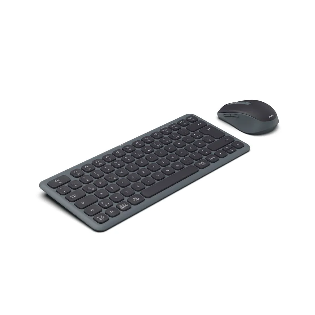 Hama Tastatur Maus Set kabellos (Multi Device Tastatur und Maus mit Bluetooth/Funk für PC, Smartphone, Tablet, klein, mit Batterien, leise Scissortasten, Multimedia Tasten, deutsches QWERTZ-Layout) - Image 7