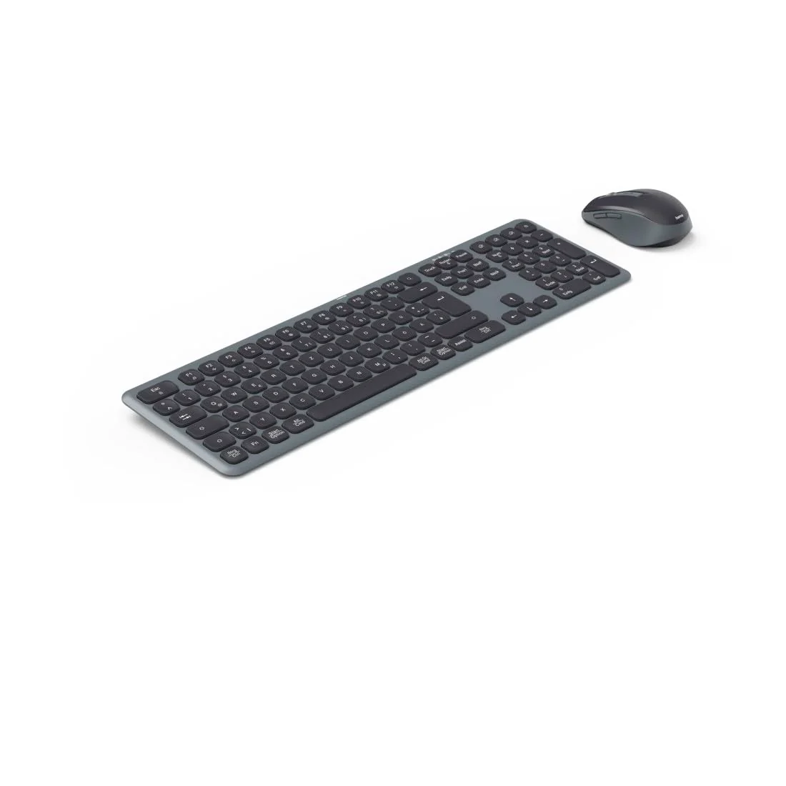 Hama Tastatur-Maus-Set kabellos WKM-550 (Multi-Device 2,4GHz via USB-Empfänger + 2X Bluetooth für PC, Laptop, Tablet, 10 m Reichweite, deutsches QWERTZ-Layout, leise, batteriebetrieben) schwarz - Image 13