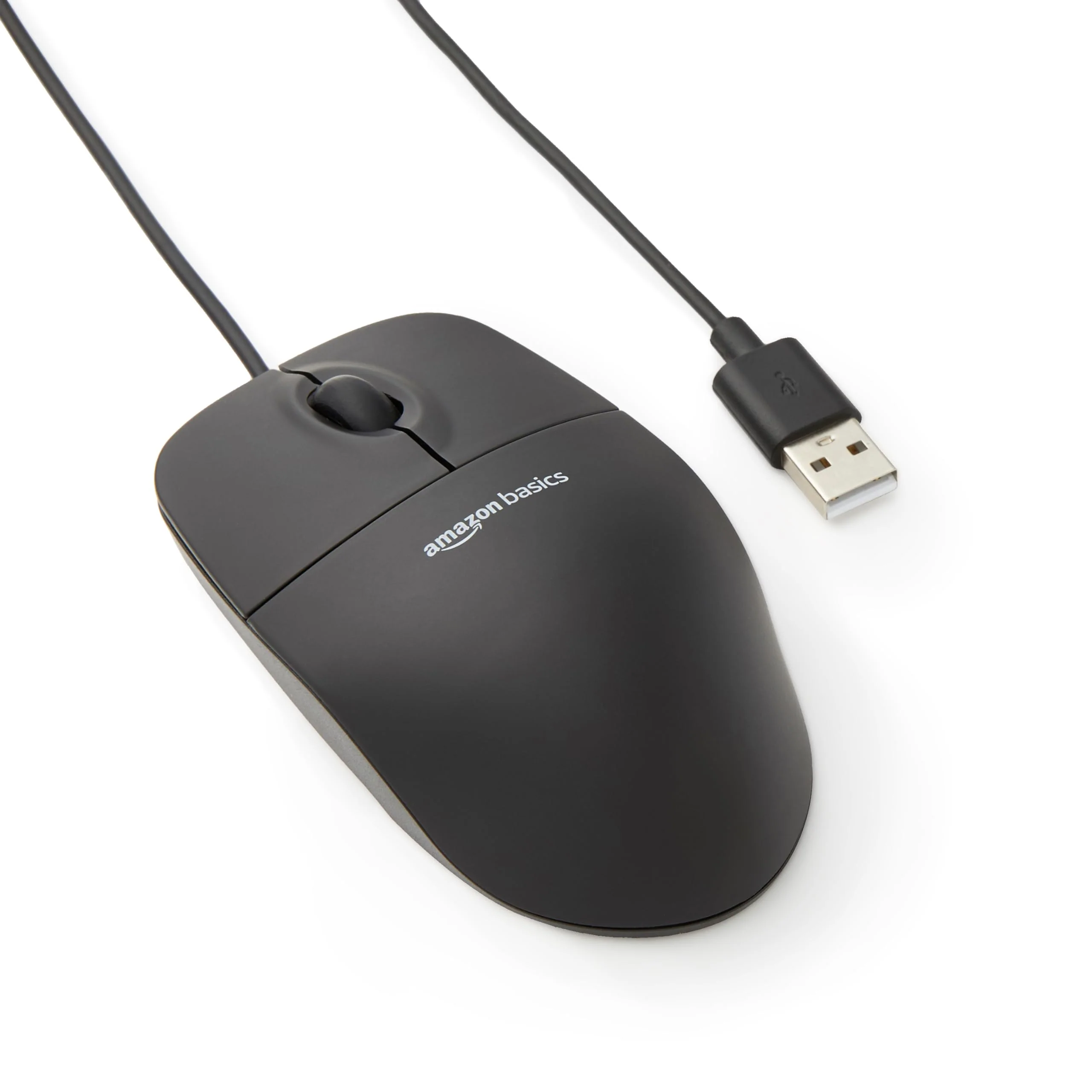 Hama USB Tastatur beleuchtet mit Kabel KC-550 & Amazon Basics - Optische Maus mit 3 Tasten und USB-Anschluss für Windows und Mac OS X, 1 Stück, Schwarz - Image 8