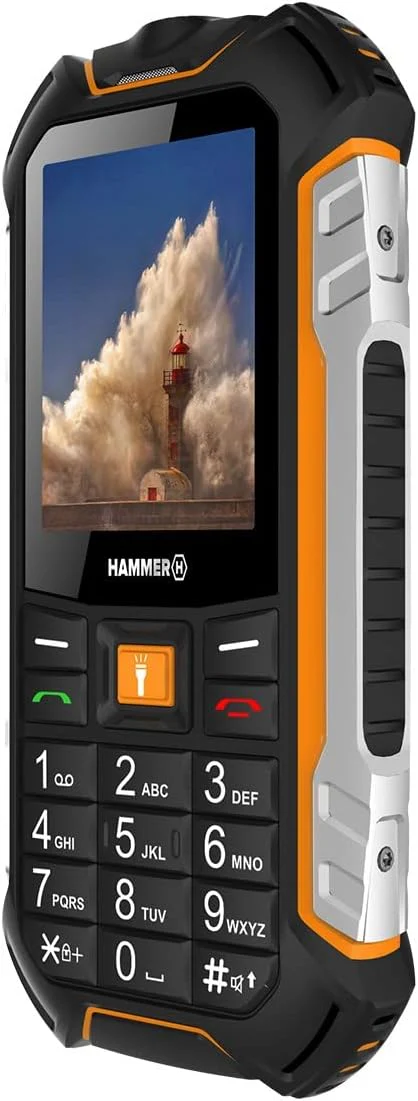 Hammer H Power LTE Handy ohne Vertrag,2.4 Zoll Farbdisplay & Basalt Outdoor Handy ohne Vertrag, 2.4 Zoll Farbdisplay - Image 2
