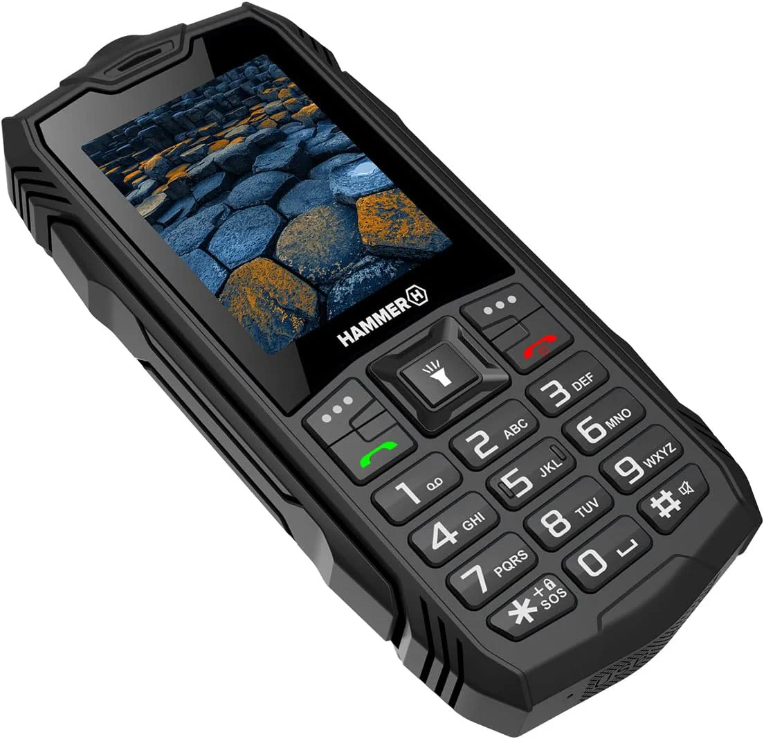 Hammer H Power LTE Handy ohne Vertrag,2.4 Zoll Farbdisplay & Basalt Outdoor Handy ohne Vertrag, 2.4 Zoll Farbdisplay - Image 3