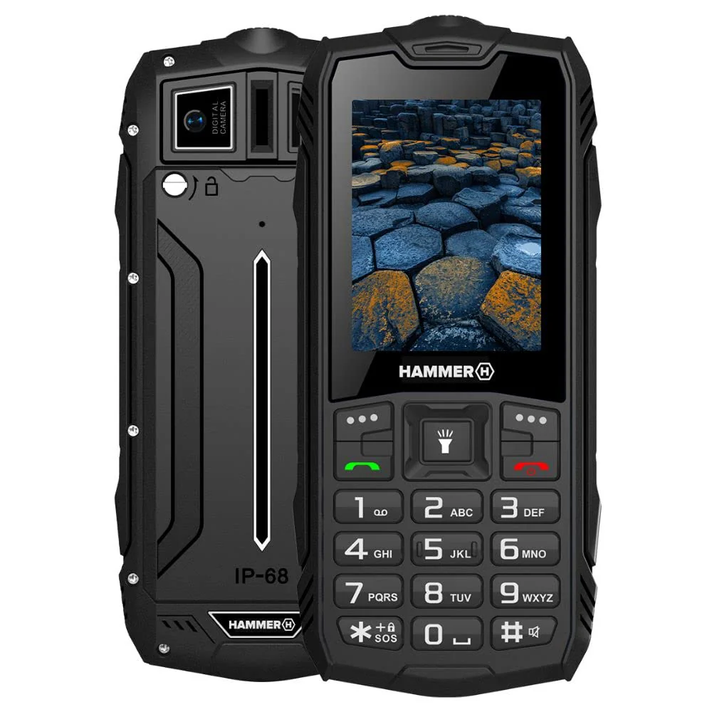 Hammer H Power LTE Handy ohne Vertrag,2.4 Zoll Farbdisplay & Basalt Outdoor Handy ohne Vertrag, 2.4 Zoll Farbdisplay - Image 5