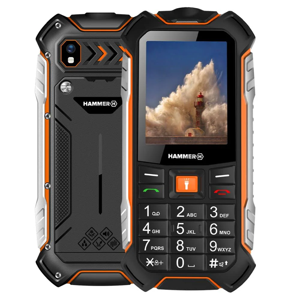 Hammer H Power LTE Handy ohne Vertrag,2.4 Zoll Farbdisplay & Basalt Outdoor Handy ohne Vertrag, 2.4 Zoll Farbdisplay - Image 6