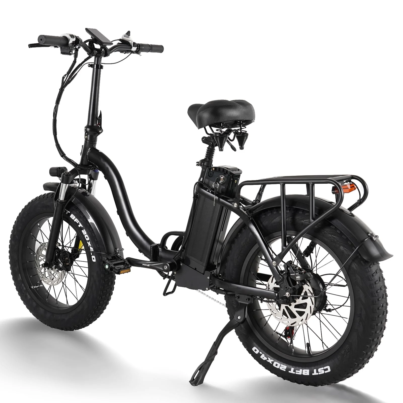 HANEVEAR Y20Plus E Bike Klappbar Elektrofahrrad mit 24Ah Li-Ion Akku, E Bike Herren 250W Motor Max.25km/h, 4.0'' E-Fatbike, Hydraulische Bremse, Pedelec EBike 20 Zoll für Herren Damen - Image 13