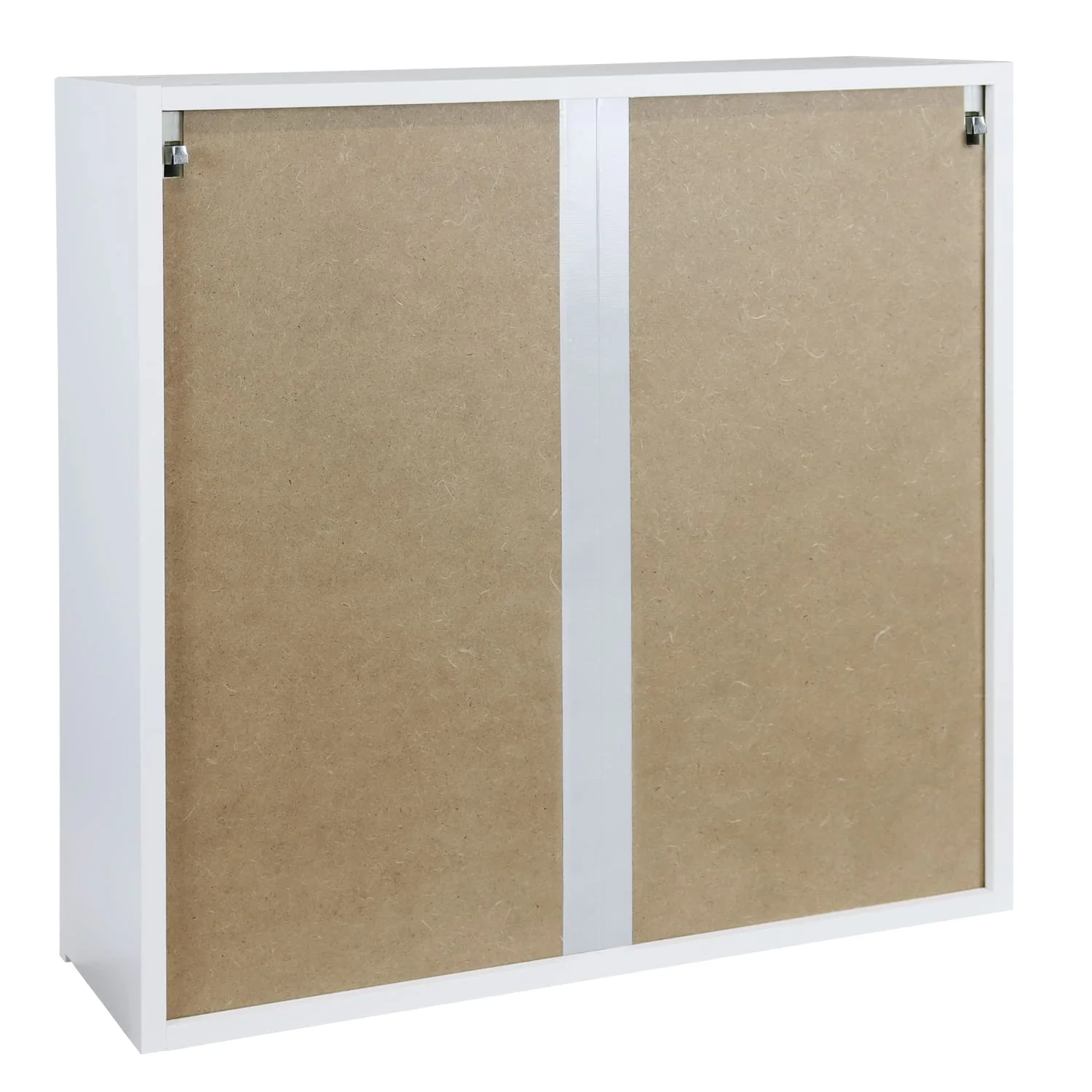 Hängeschrank 'Anna' in weiß für Badezimmer 60x20x60cm Flügeltüren - Image 2