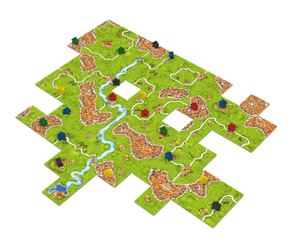 Hans im Glück, UNbox Now, Carcassonne V3.0, Grundspiel, Familienspiel, Spiel des Jahres 2001, 2-5 Spieler, Ab 7+ Jahren, 35 Minuten Spielzeit, Deutsch - Image 7