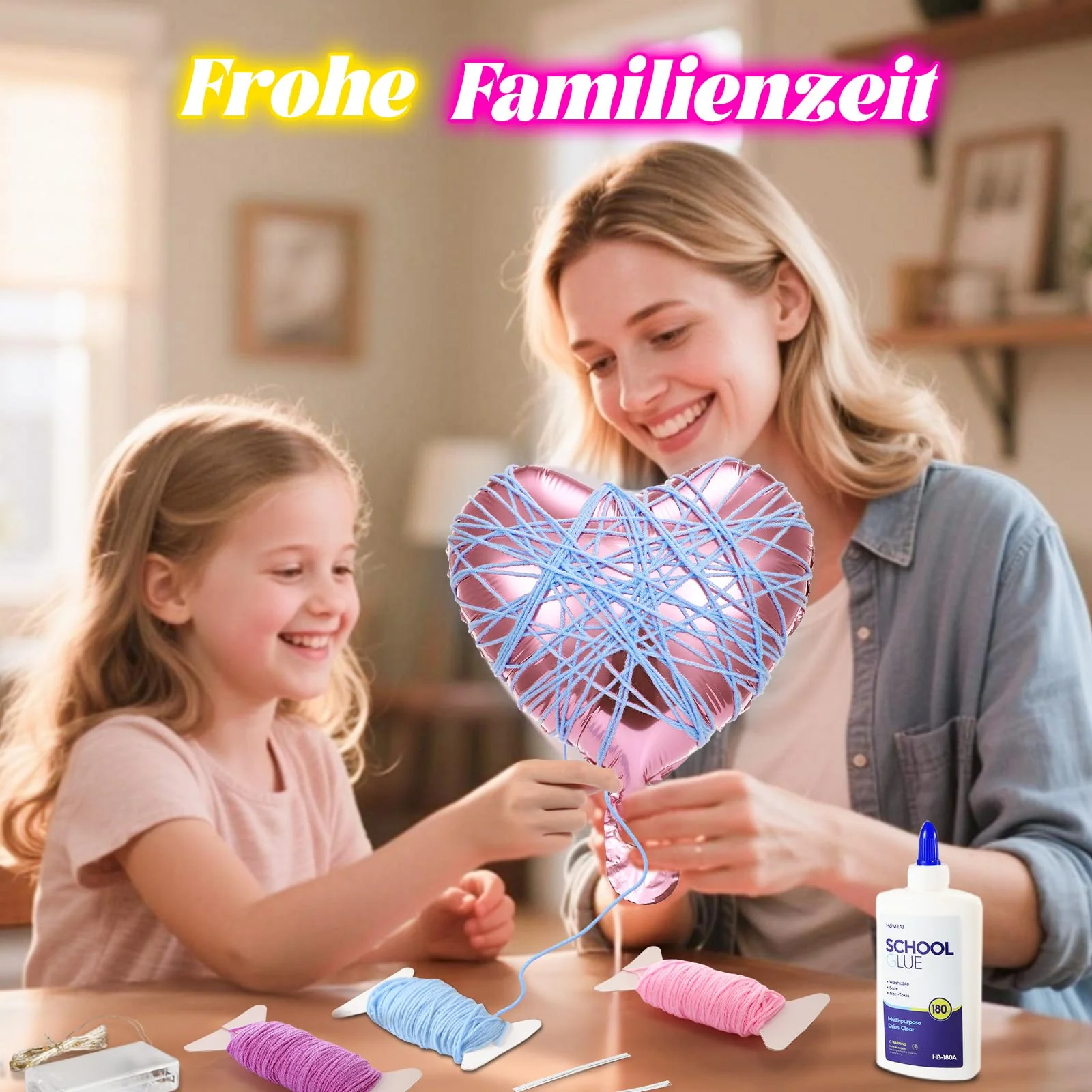Hapikids Basteln Mädchen 8 9 10 11 12 Jahre, 3D String Art Geschenk Mädchen 6-12 Jahre, Bastelset Kinder, Spielzeug Junge 8–12 Jahre, Geschenkideen für Kinder, Geburtstagsgeschenke - Image 5