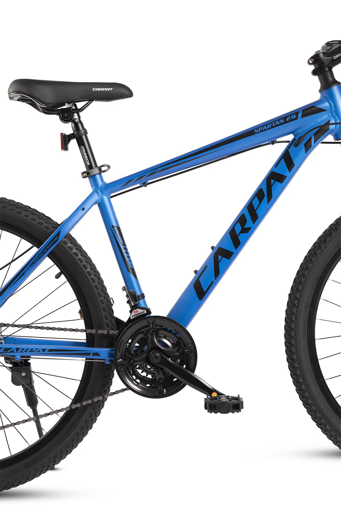 Hardtail 26 Zoll Aluminium Fahrrad, 21-Gang Shimano Schaltung, Federgabel 80 mm, integrierte Kabelführung, vormontiert, Mountainbike für Damen & Herren, Outdoor & Trail geeignet (Blau) - Image 7