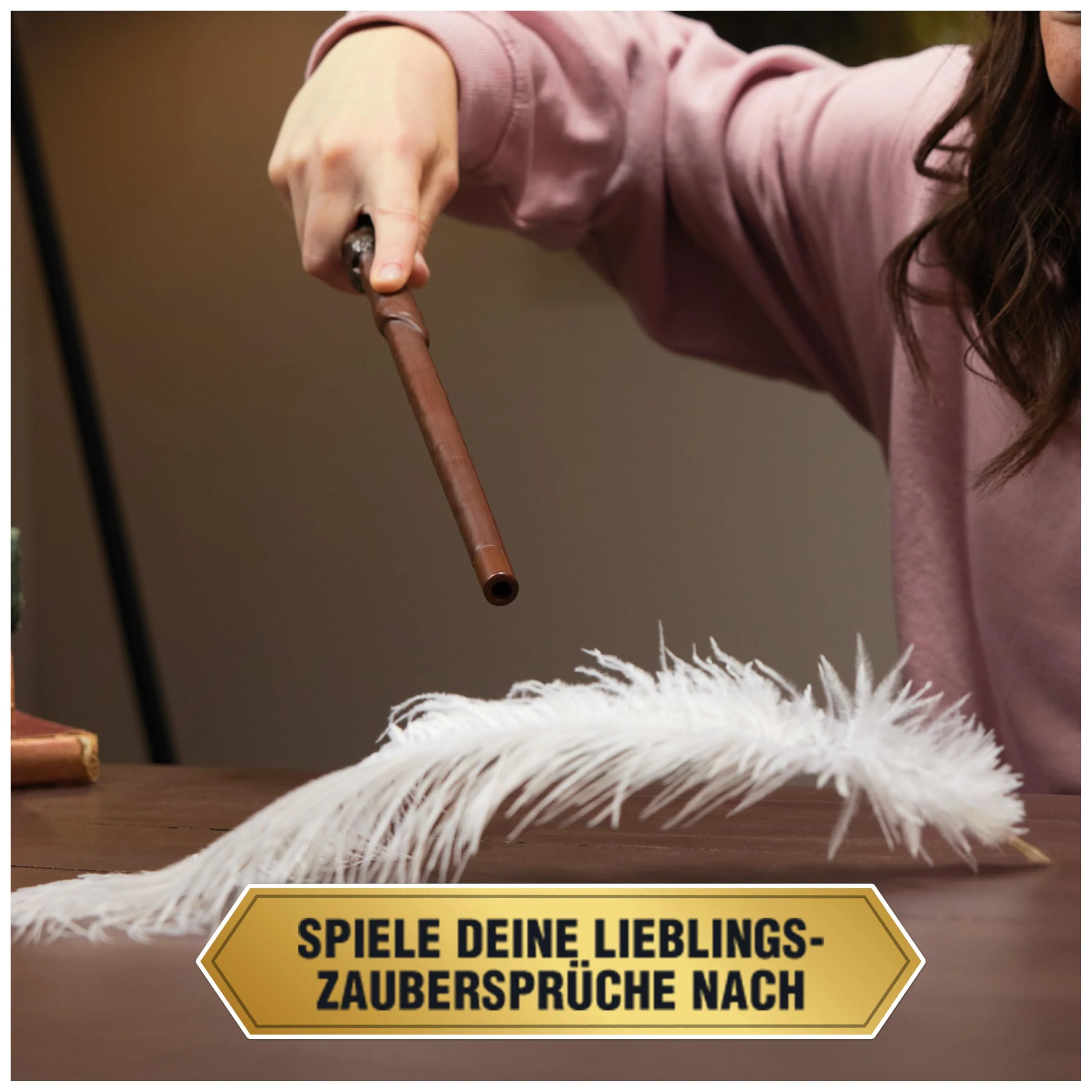 Harry Potter - Zauberstab mit Vibrationseffekt und Sound, ca. 31 cm, Spielzeug für Kinder ab 6 Jahren, Fanartikel - Image 6