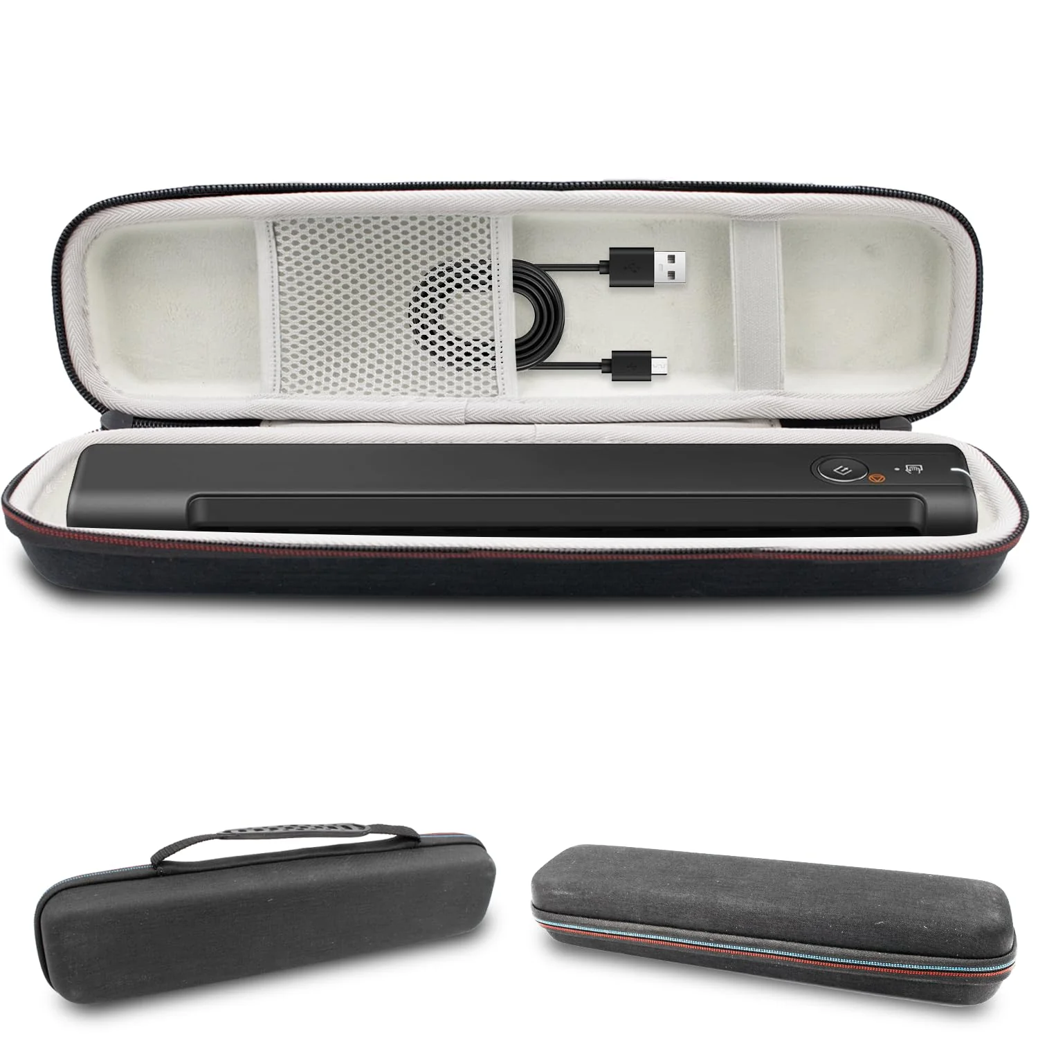 Hartschalen-Tragetasche, kompatibel mit Epson Workforce ES-50/ES-55R/ ES-60W/ES-65WR/DS-30/DS-70/DS-80W und Epson RapidReceipt RR-60/70W tragbarem Dokumentenscanner - Image 7