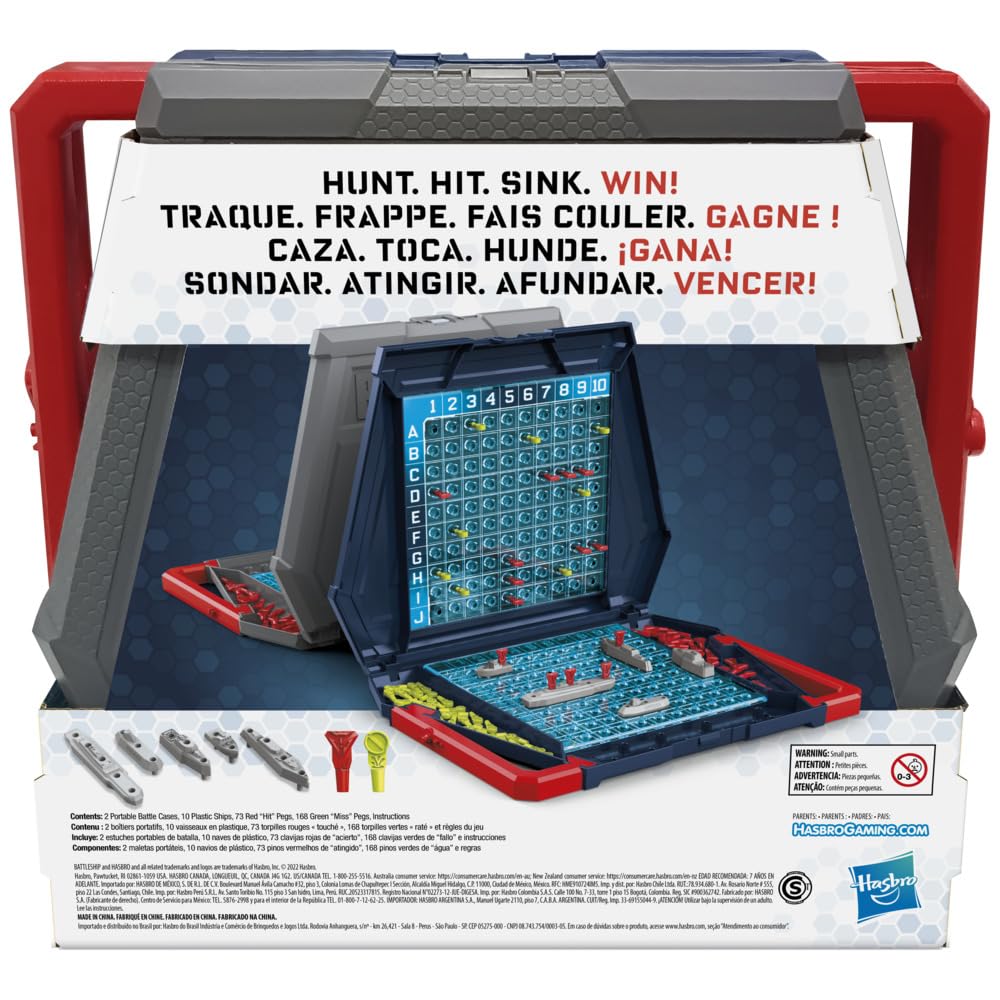 Hasbro Battleship Klassisches Brettspiel, spannendes Strategiespiel für Kinder ab 7 Jahren - Image 2
