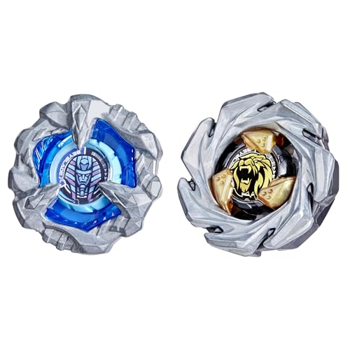 Hasbro Beyblade X Cowl Sphinx 1-80GF BX & Crest Leon 7-60GN UX Dual Pack Set - Image 4