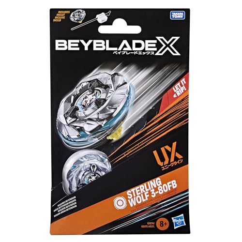 Hasbro Beyblade X Sterling Wolf 3-80FB UX Starter Pack Kreisel und Starter - Image 5