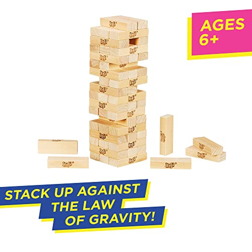 Hasbro Gaming Jenga Classic, beliebtes Geschicklichkeitsspiel für Kinder ab 6 Jahren und bis 2 Spieler – originelles Familien-Spiel und Reisespiel für unterwegs, Weihnachtsspielzeug - Image 9