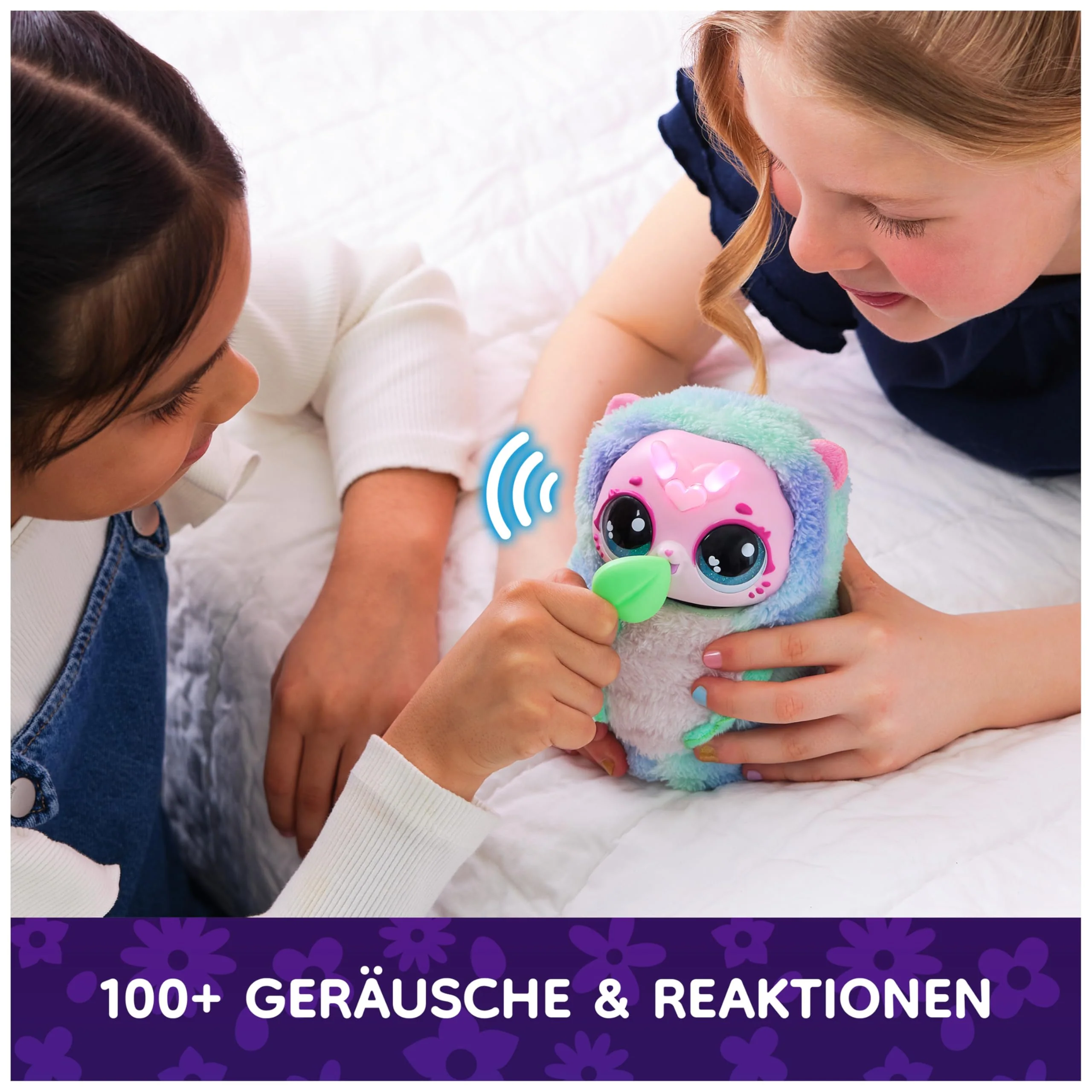 Hatchimals Bloomables Kittyfly, Interaktives Spielzeug mit Überraschung, doppelter Verwandlung und über 100 Geräuschen und Reaktionen, für Kinder ab 4 Jahren - Image 6