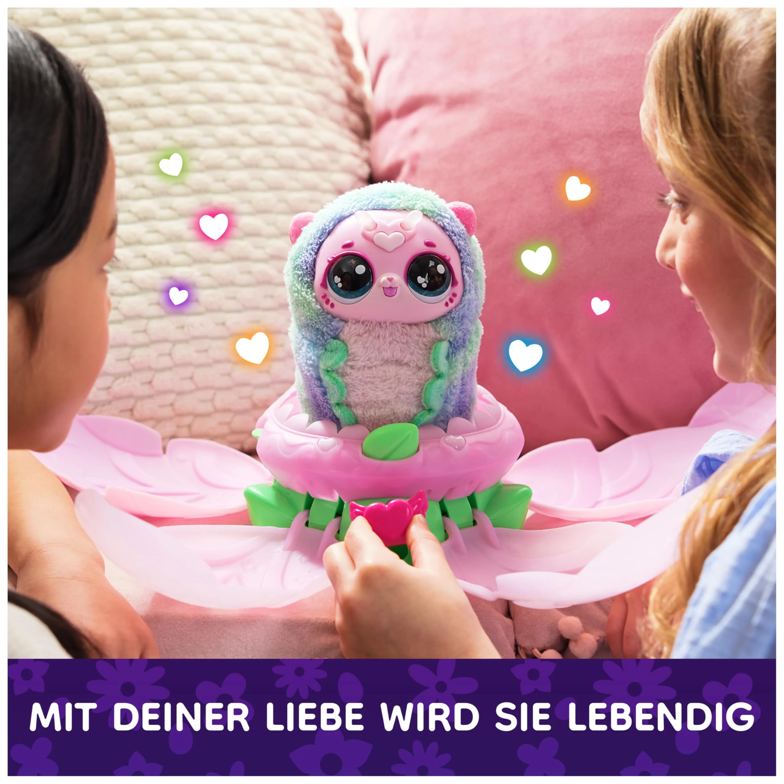 Hatchimals Bloomables Kittyfly, Interaktives Spielzeug mit Überraschung, doppelter Verwandlung und über 100 Geräuschen und Reaktionen, für Kinder ab 4 Jahren - Image 8