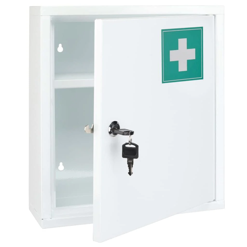 Haushalt International Medizinschrank aus Stahl - 31.5 x 10 x 36 cm - Image 4