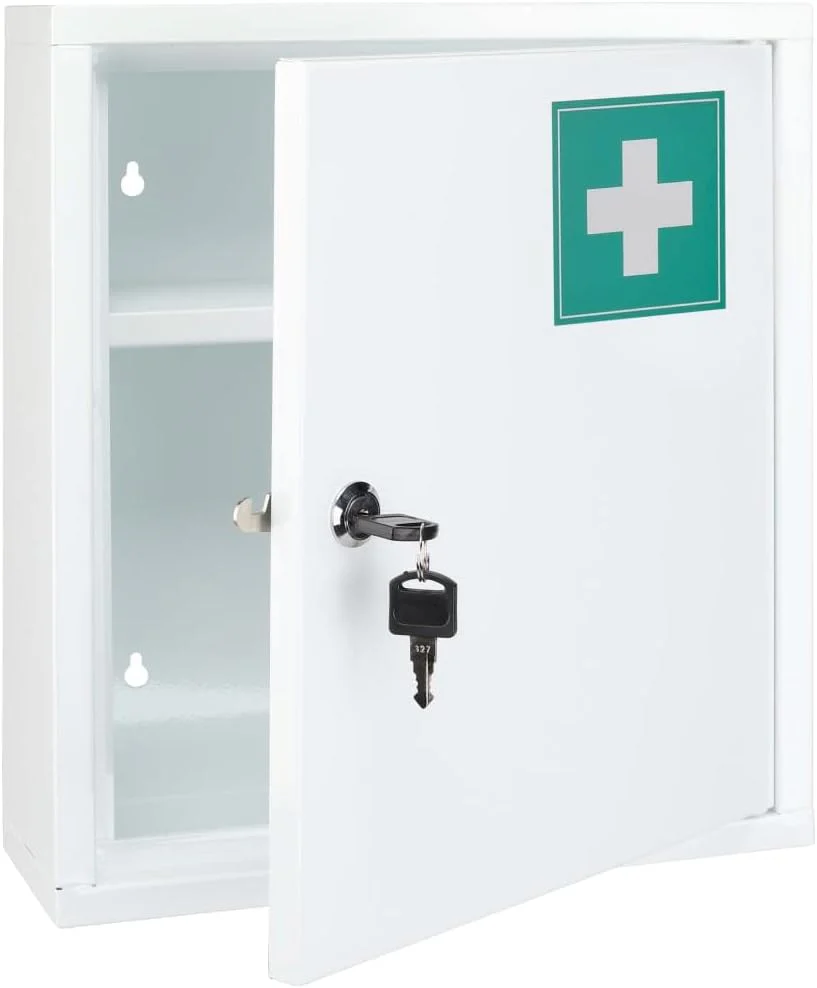 Haushalt International Medizinschrank aus Stahl - 31.5 x 10 x 36 cm - Image 6