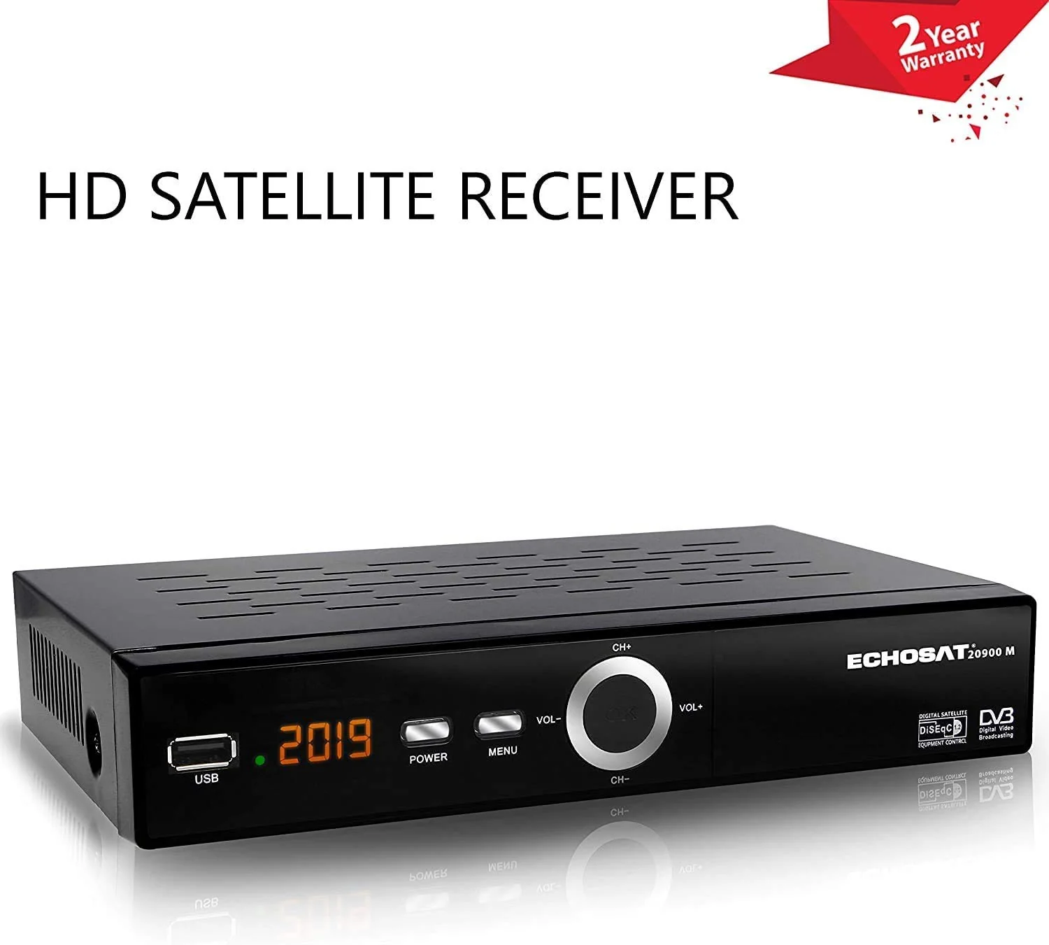 hd-line Echosat 20900 M Digital Satelliten Sat Receiver - (HDTV, DVB-S/S2, HDMI, SCART, 2X USB 2.0, Full HD 1080p) [Vorprogrammiert für Astra Hotbird Türksat] - Image 7