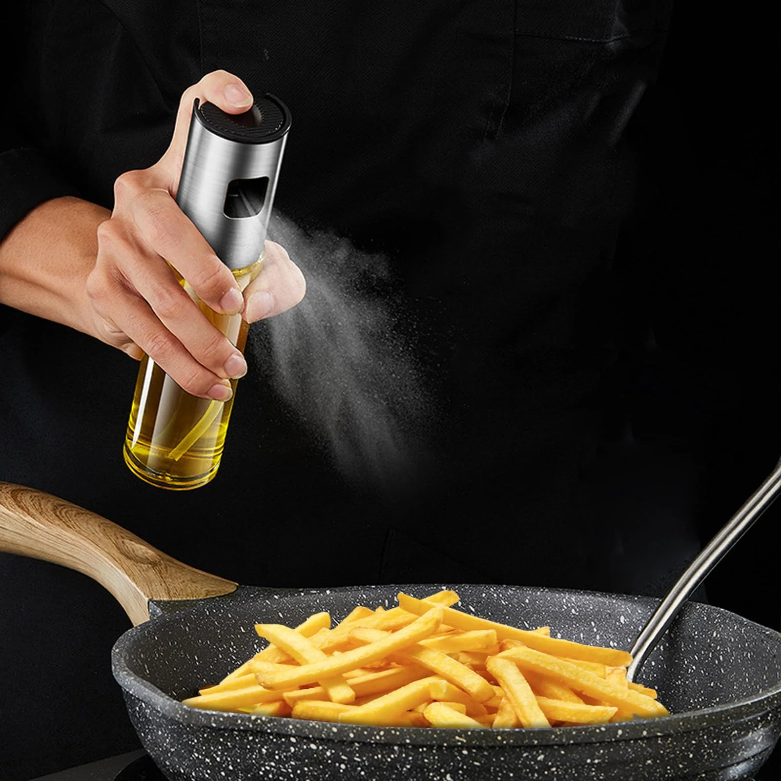 Heißluftfritteusen Zubehör für Ninja Foodi AF400EU, AF300EU, Emerio, Princess, Innsky, COSORI, Tower 7,6L/8L/9L/9,5L Dual Zone Heißluftfritteuse, Silikoneinlagen&Grillroste&Backformen usw, Schwarz - Image 4