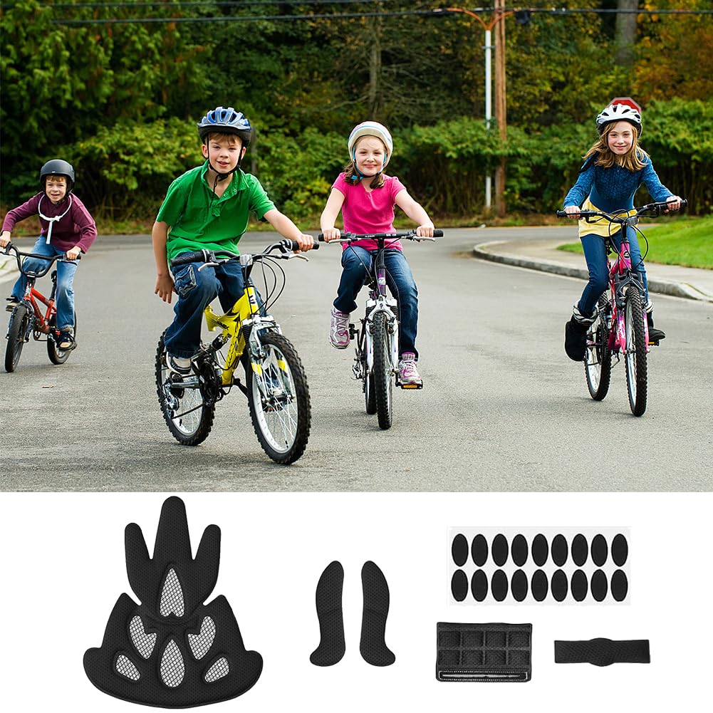 Helm Polster-Schaumstoff-Kit,Ersatz Schwamm Helmpolster,Ersatz Fahrradhelm Polster,Schwamm Fahrradhelm Pad,Universal Fahrradhelm Pads Sicherheit Helm Innenpolster Zubehör Für Fahrrad Motorrad,1 Set - Image 4