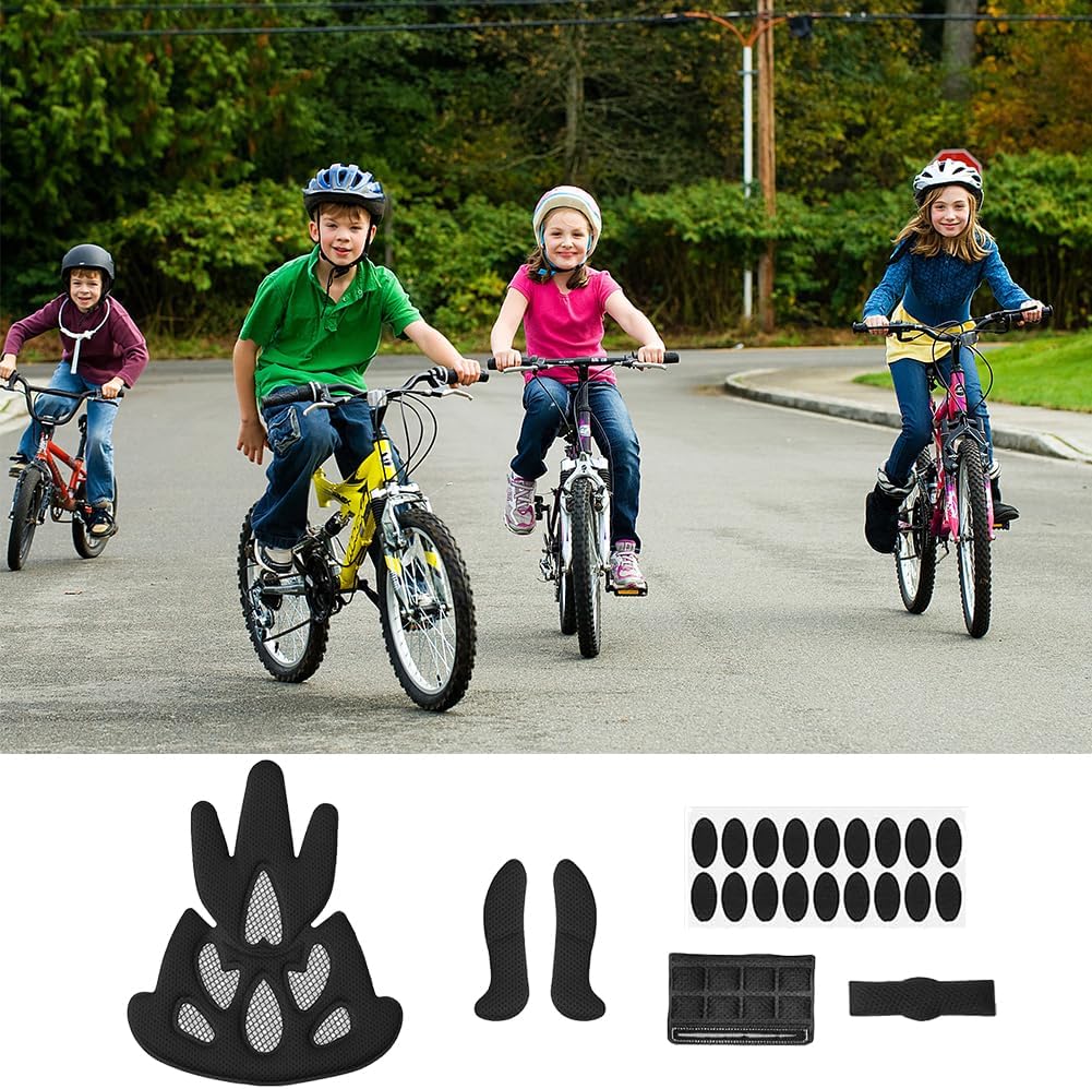 Helm Polster-Schaumstoff-Kit,Ersatz Schwamm Helmpolster,Ersatz Fahrradhelm Polster,Schwamm Fahrradhelm Pad,Universal Fahrradhelm Pads Sicherheit Helm Innenpolster Zubehör Für Fahrrad Motorrad,1 Set - Image 5
