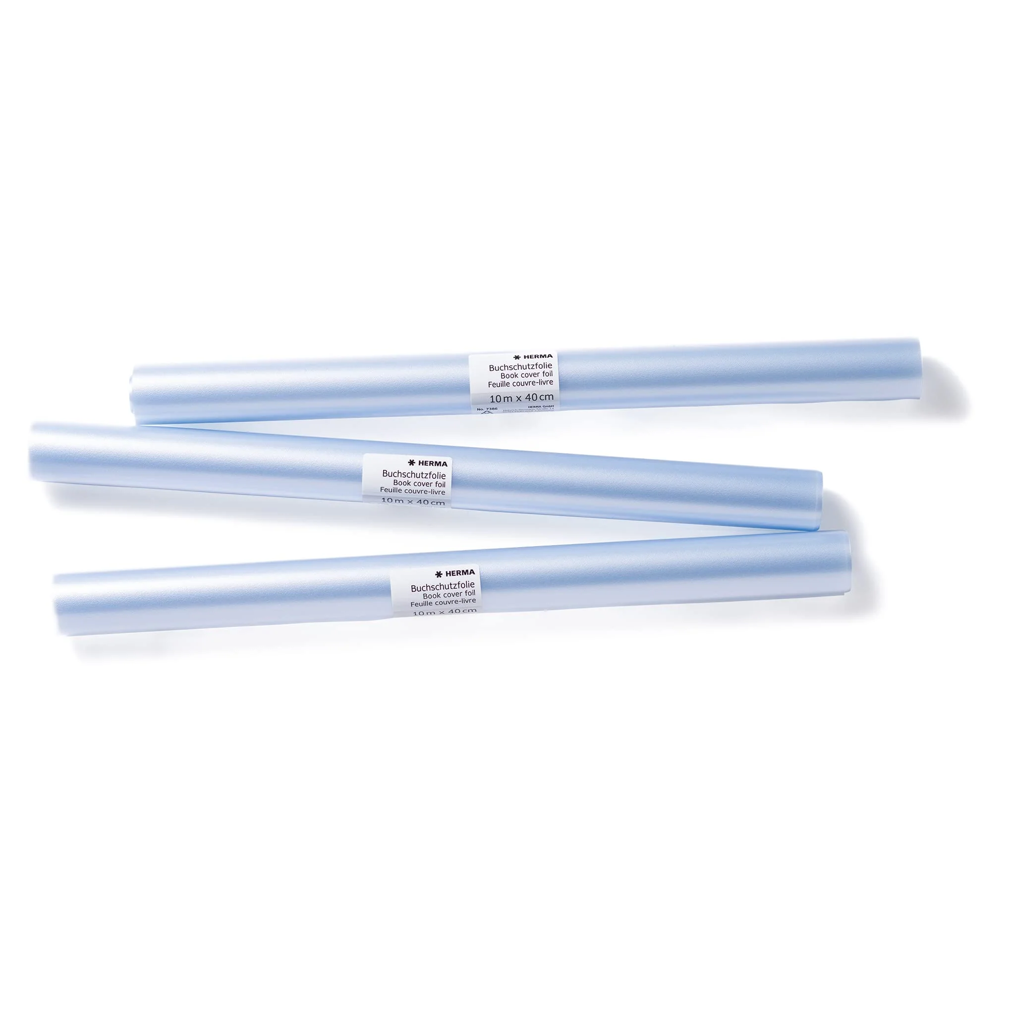 HERMA 7386 Buchschutzfolie nicht klebend transparent, 10 m x 40 cm, reiß- & wasserfest Bucheinschlagfolie, matt genarbte Buchfolie aus robuster Polypropylen-Folie für dauerhaftes Einbinden - Image 6