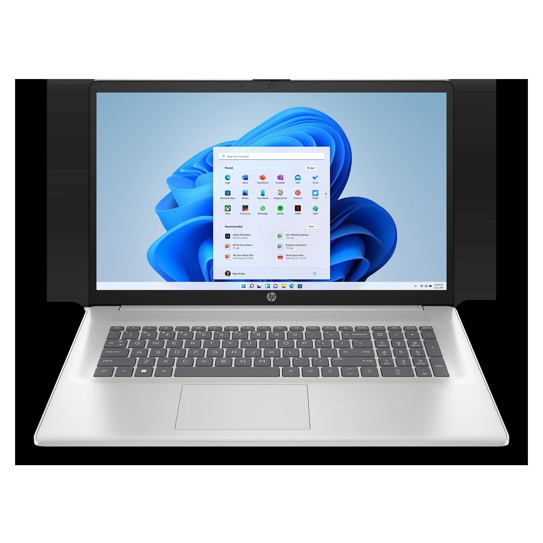 HEWLETT PACKARD HP 17-cp2161ng 17,3 Zoll, FHD IPS, Ryzen 5 7520U, 8GB RAM, 512GB SSD, Windows 11H