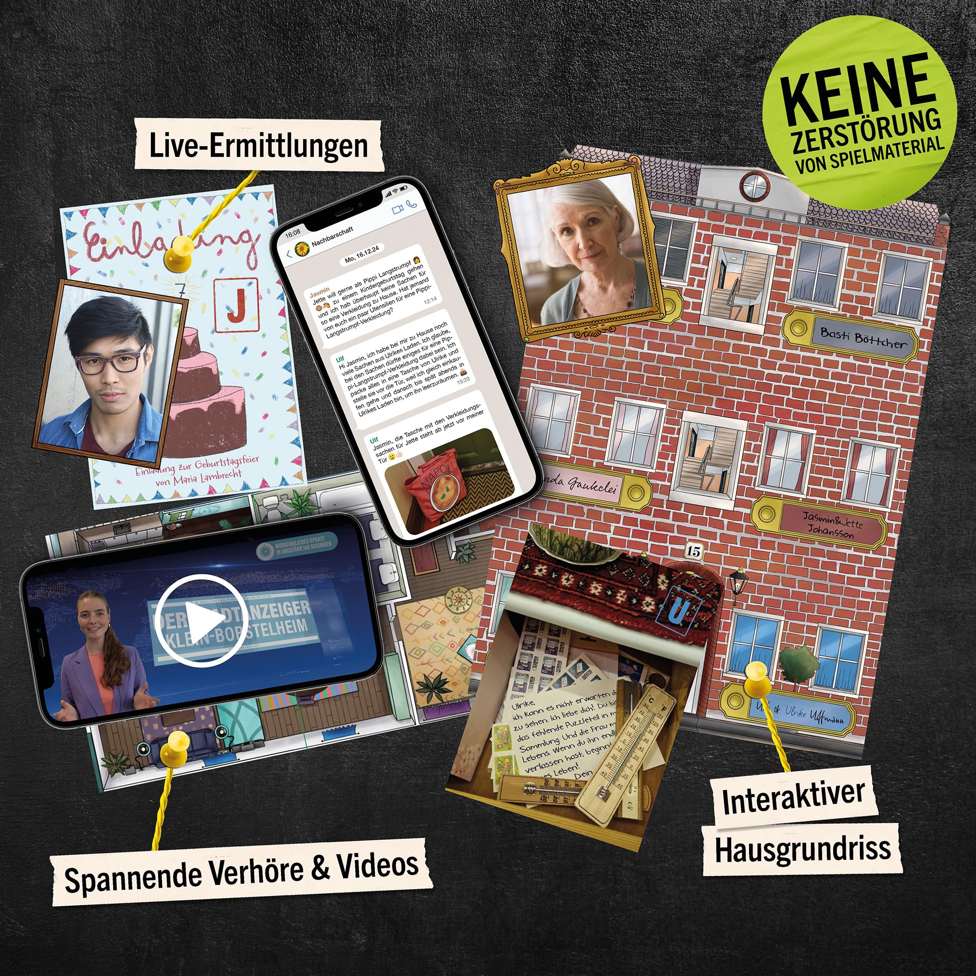 Hidden Games Tatort – Alle unter einem Dach – Fallakte – Mordfall lösen Spiel – spannendes Detektivspiel – Krimigames – Krimispiel – Krimispiele für zu Hause - Image 6