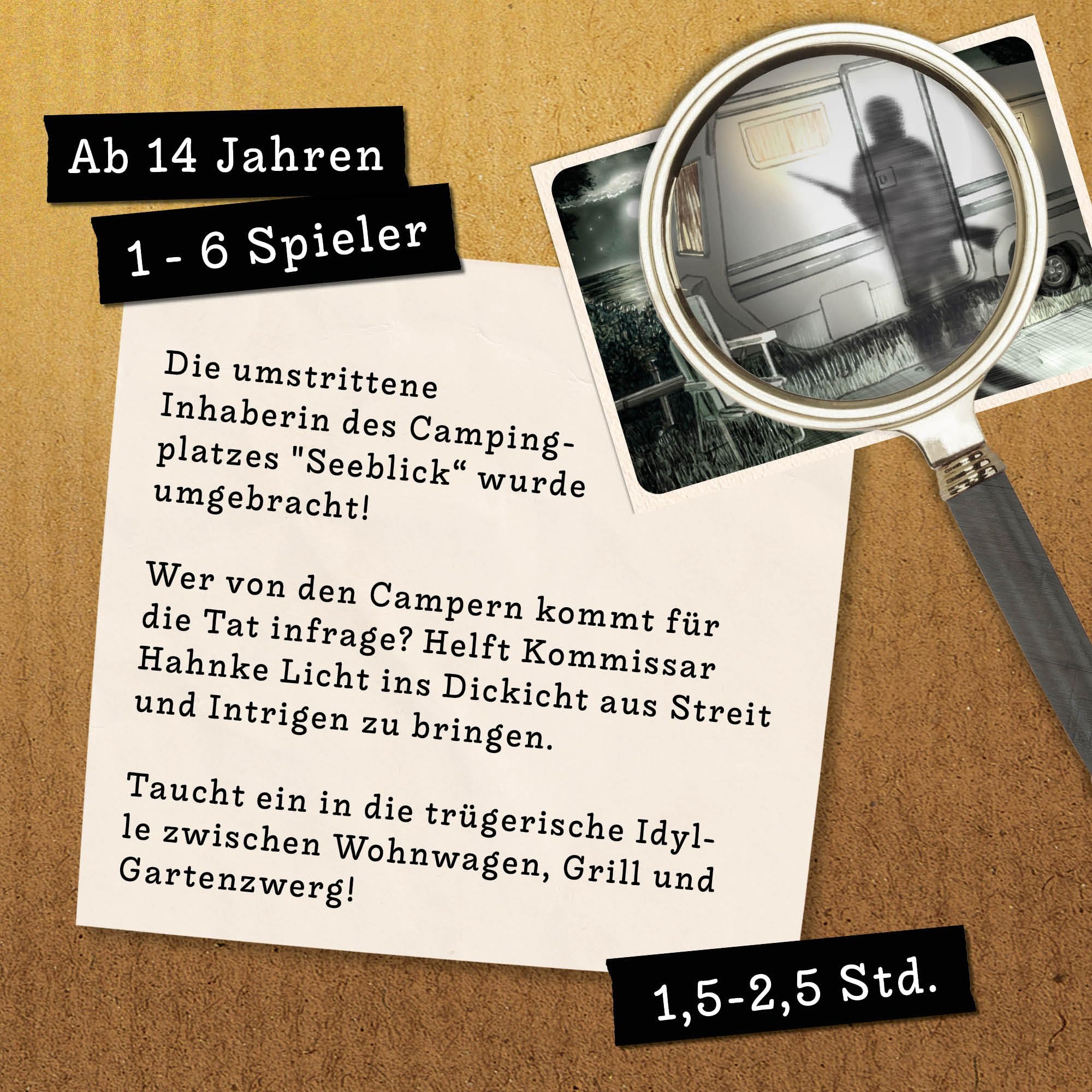 Hidden Games Tatort – Campingkiller – Kriminalfall lösen – spannendes Detektivspiel – Fallakte Spiel – Krimispiel – Escape Room Spiel – Tatortspiel – Mordfall lösen - Image 8